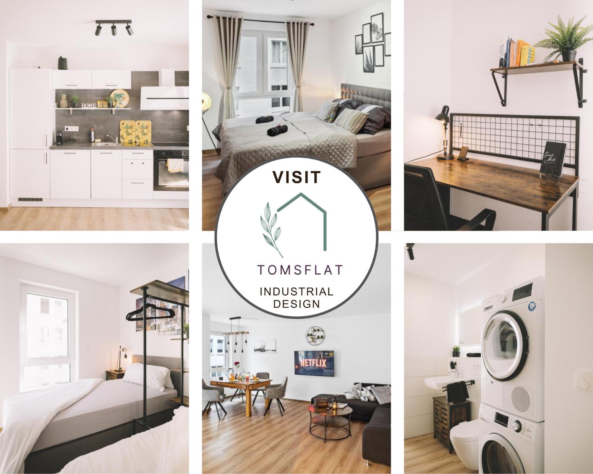 Tomsflat Braunschweig - 3 Rooms, Kitchen, Workspace, Highspeed Wifi, Washer & Dryer, Balcony Zewnętrze zdjęcie